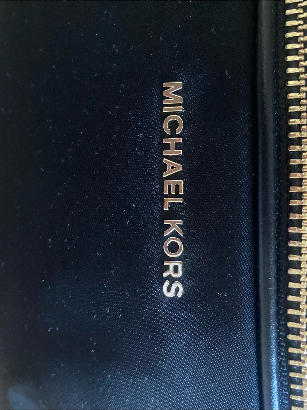 Brand new with tag Michael Kors Black belt bag/ fanny pack with Gold Logo